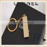 2015 Fashin Personality Cerative Gold Brick Shape Keychain For Promotion