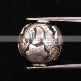 925 Solid Sterling Silver Ball Round Shape Beads thumbnail-1