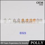 Hot Sale Women Style 14k Solid Gold Earring Yellow Gold Jewelry Wholesale thumbnail-5