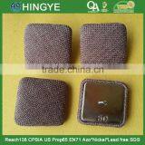 50L Square Shape Fabric Covered Button --- F1527
