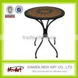 Various New Design Metal Mosaic Table Plenty Colors of Garden Mosaic Metal Furniture thumbnail-3