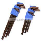 LAOA S2 Material 9pcs British System Magnetic Hexagonal Wrench 1.5-6mm LA313109 thumbnail-5