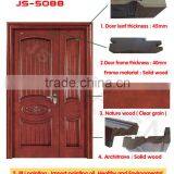 Finished Mother Son Double Swing Exterior Door for Sale Cheap thumbnail-2