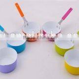 Family Use Colorful Aluminum Nonstick Ceramic Cookware Sets Sauce/Milk Pan Ceramic Coating Inductive Saucepan thumbnail-1