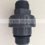 Pvc Male Male Union Connectors BSPT 1"