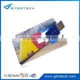Flip Custom Card Type USB Flash Drive