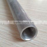 Aluminum alloy screwed round tube