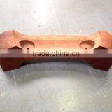 Freesanding Cast Iron Bath Tub With Oak Cradles 57" thumbnail-6