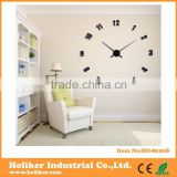 decorative large 3D sticker EVA wall clock