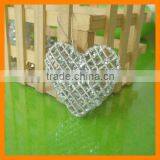 Plastic Netty Heart For Christmas Decoration