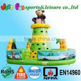 Backyard Kids Climbing Wall Inflatable, New Design Jungle Inflatable Climbing Wall for Sale