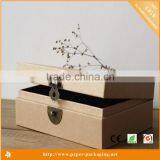 DW-G120High Grade Kraft Cantaining Box and Jewelry Box With a Lock Supplier's Choice thumbnail-4