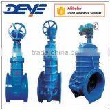 Ductile Iron By Pass Gate Valve With Gear Wheel or Motor Operated thumbnail-1