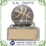 Hot Selling Basketball Resin Awards With Name Plate
