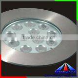 12W LED Fountain Lamp, DC24V, Edison LED, 15/30/45/60degree,188*98mm, IP68