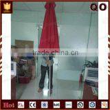 Ooutdoor Use Red Fabric Material Wooden Beach Umbrella With Logo thumbnail-2