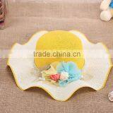 Promotion Ladies Flower Sombrero Hat,Straw Hat Beach Hat For Women thumbnail-3