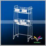 Heavy Duty Floor Stand 4 Pockets Tabloid Newspaper Display Racks thumbnail-1