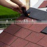 Standard 3-tab Colorful Fiberglass Asphalt Shingles Roofing Material thumbnail-3