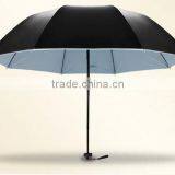 Taffeta Black White Silver Umbrella Fabric thumbnail-2