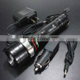 AlibabaLED Zoomable Focus 18650 Flashlight Torch 5-Mode Light, Led Torch Flashlight