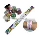 Wholesales Promotional Cheap Reflective Slap Wrap Band thumbnail-1