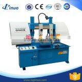 GH4228 Double Column Manual Band Saw Machine for Metal Cutting