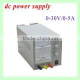 0-30V/0-5A Single Output dc Power Supply With Pointer Meter Shows the Voltage and Current Value.