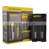 Alibaba Wholesale Hot Selling Intelligent 18350 18650 26650 Battery Charger Original Nitecore i2