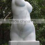 Marble Nude Woman Statue White Marble Stone Hand Carved Sculpture for Garden No 27