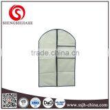Nonwoven suit bag with clear PVC window