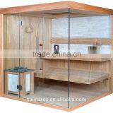 Hemlock Traditional Sauna Room With Glass thumbnail-4