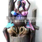 Polyresin Led Light Fountain Decoration