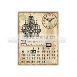 Personalized Design Custom Shape Printed Calendar 4X6 5X7 Decorative Antique Wall Plaques thumbnail-2