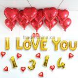 40 Inch Number Balloons Golden Foil Helium Balloon for Party Decoration Globos thumbnail-1