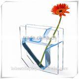 Excellent Craft High Clear Heart Shaped Acrylic Vases Wholesale for Home Decoration Manufacturer thumbnail-6