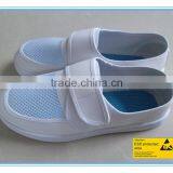 JR-0067 high quality pvc leather upper pu outsole anti-static working shoes