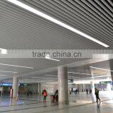 Nice Weather Resistance Wood Grain Suspended Slat Ceiling U Aluminum Screen Ceiling Tiles thumbnail-6