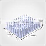 Mill Finishing Aluminum Heat Sink /Silver Anodized Cold Forging Aluminum Heatsink thumbnail-2
