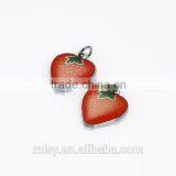 Cute Strawberry Branded Custom Metal Bag Zipper Puller Brightness B1-80006 thumbnail-2