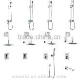 Square Design Wall Mounted Bathroom Rainfall Shower Set 13 3602 thumbnail-3