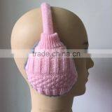 2016 New Band Winter Earmuffs Warm Unisex Candy Color Earmuffs Winter Removed Knitted Plush Earmuffs