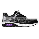 Hot Selling Air Cushion Led Light Running Shoes Flyknit Upper Wholesale thumbnail-3