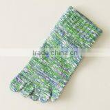 Hot Sale Japanese Design OEM Best Quality School Girls Winter Bulk Comfort Cotton Colorful Rainbow Injinji Yoga Toe Socks