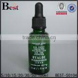 Various Green Color Bottle Oil Essential Oil Dropper Bottle Fragrance Oil Bottle