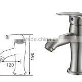 SUZAN(3309) Special Design for the Body Fashion Shape Lead Free SUS304 Stainless Steel Wash Basin Mixer thumbnail-1