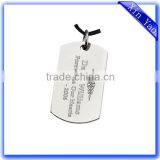 Cheap Customized Logo Laser Engraving Dog Tags
