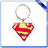Hot Sale Superman Custom Engraved Metal Silver Keychain