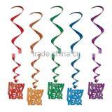 Hot Sale Party Swirl Hanging Decoration for New Year Eve thumbnail-1