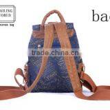 Hottest Vintage Style With Printing Ladies Canvas Backpack thumbnail-4